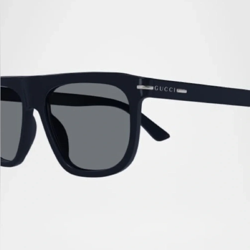 GUCCI GG1726S MENS SUNGLASSES DARK SHINY BLUE NWOT